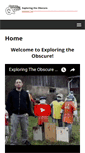 Mobile Screenshot of exploringtheobscure.com